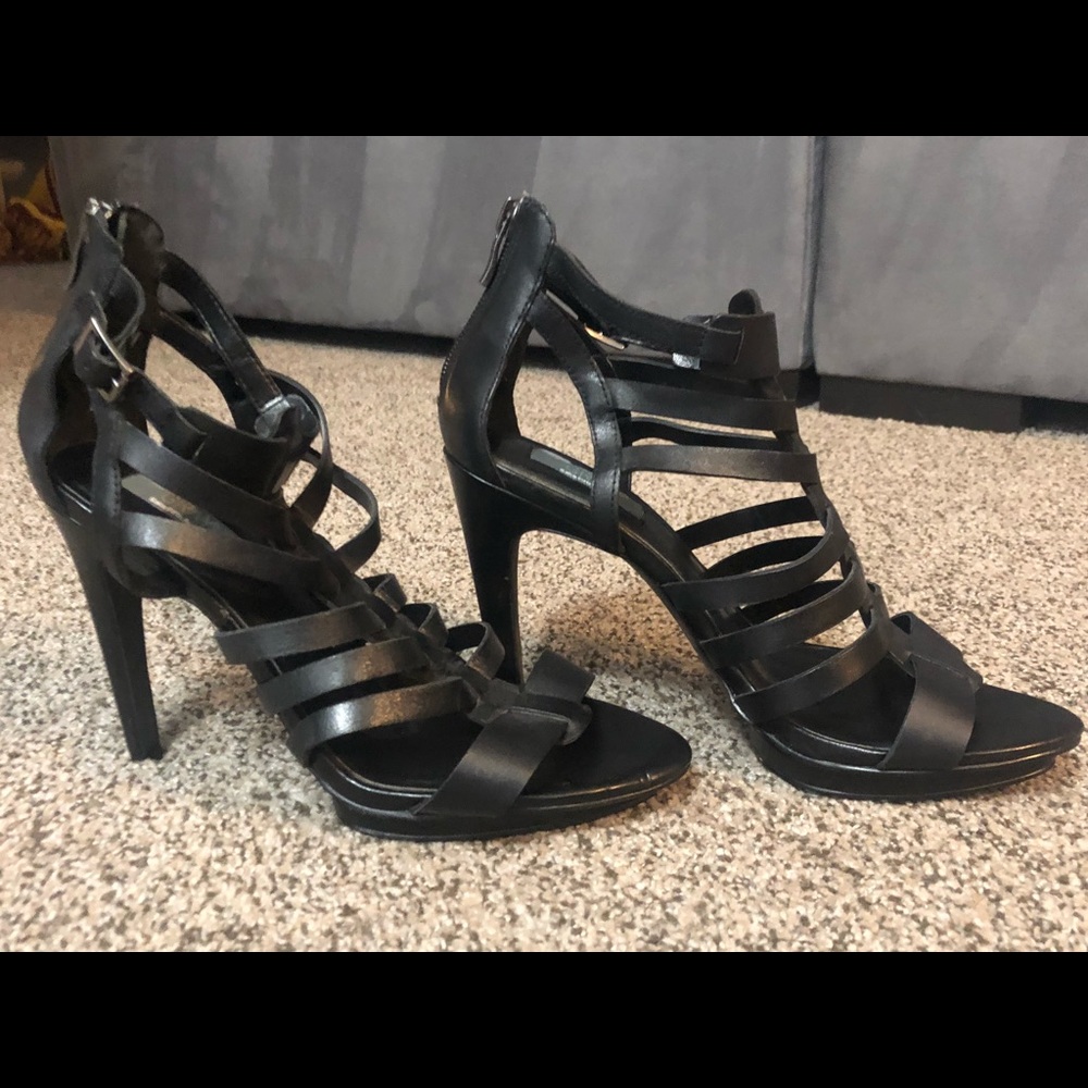 GRAY Saks Fifth Avenue Black Stilettos